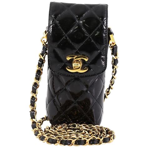 chanel cell phone strap|chanel flap phone holder chain.